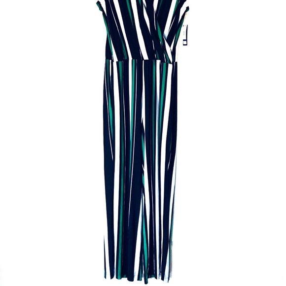 New Nygard navy/jade jumpsuit - Picture 4 of 13